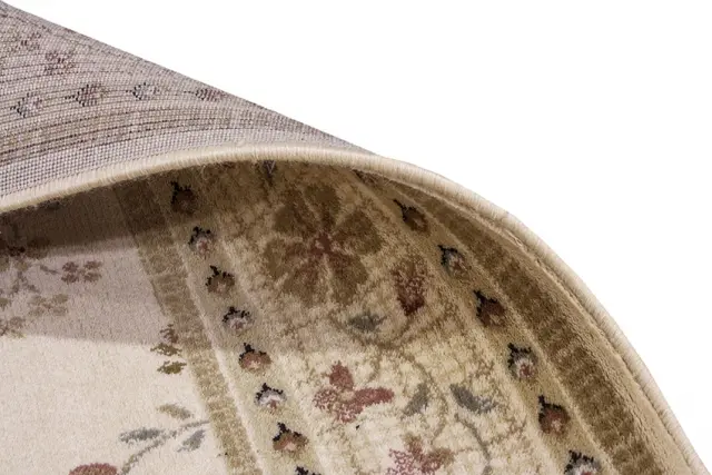 Kashimar woven rug - Cream - Machine woven rug with Traditional design EXP954