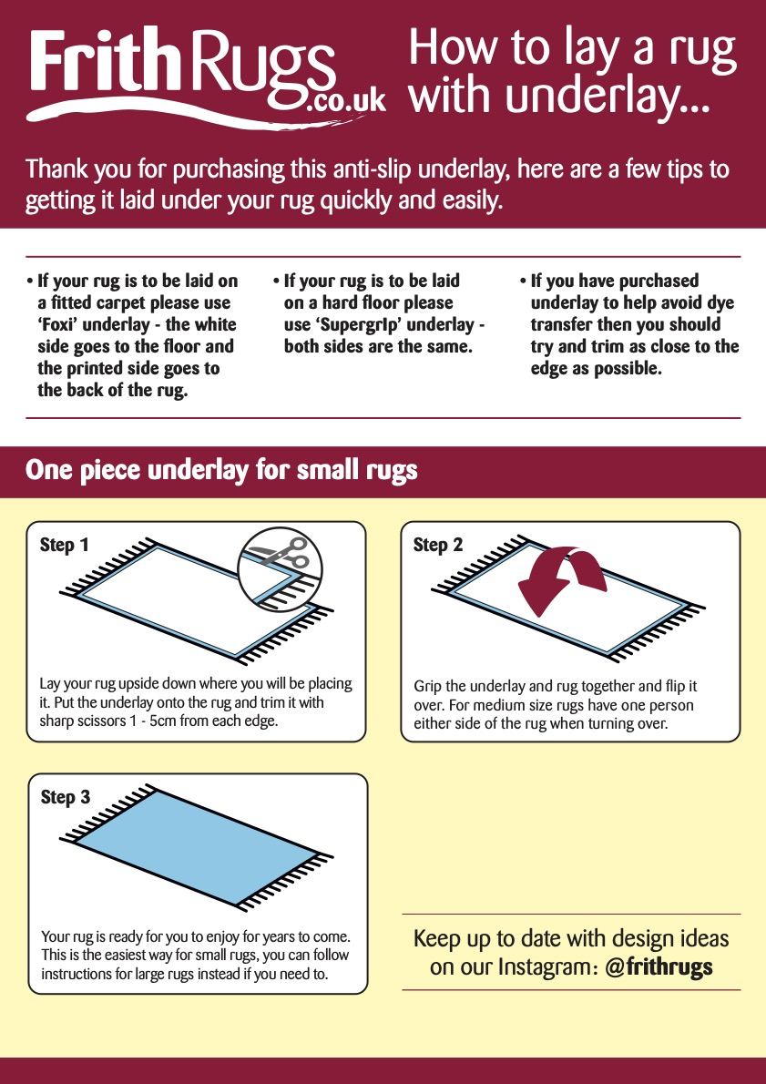 Foxi Anti-Creep Underlay. For Use on Carpeted Floors