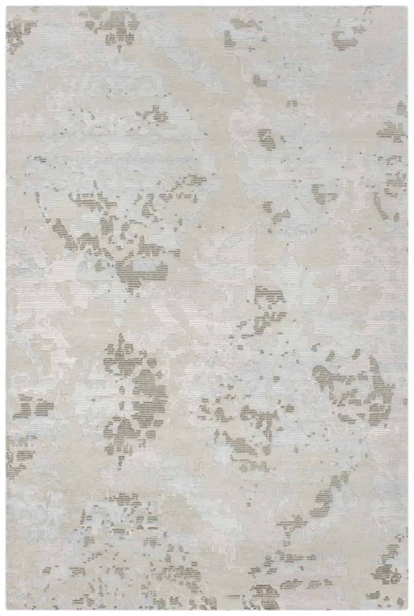 Contemporary Luxury Rug - Multicoloured - Indian Wool & Silk Rug