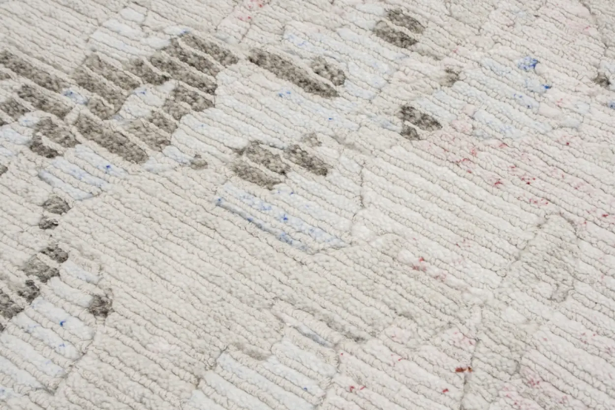 Contemporary Luxury Rug - Multicoloured - Indian Wool & Silk Rug ICP001