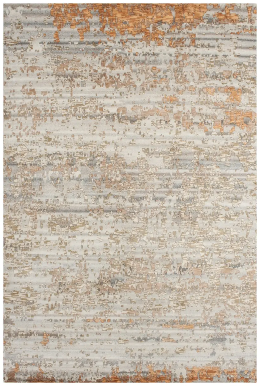 Contemporary Luxury Rug - Multicoloured - Indian Wool & Silk Rug