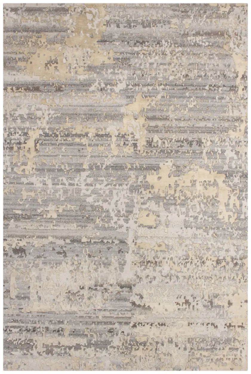 Contemporary Luxury Rug - Multicoloured - Indian Wool & Silk Rug