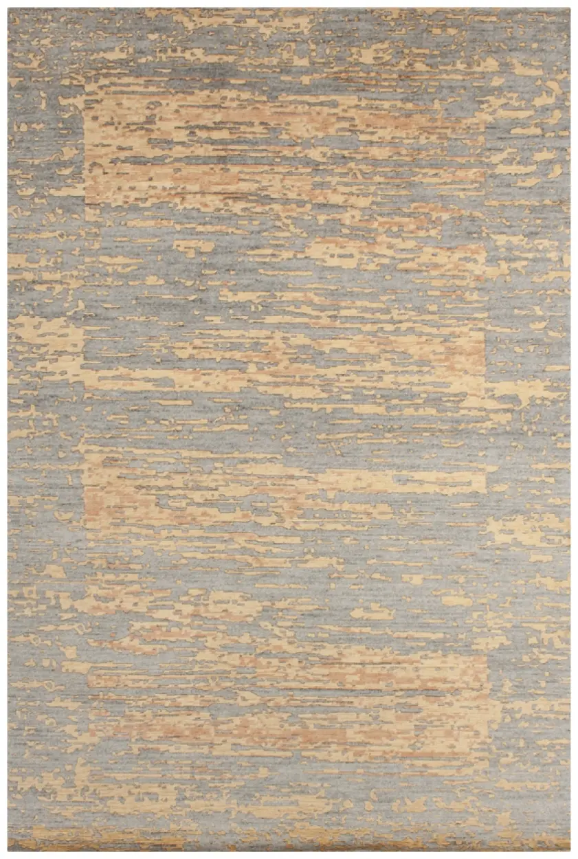 Contemporary Luxury Rug - Multicoloured - Indian Wool & Silk Rug