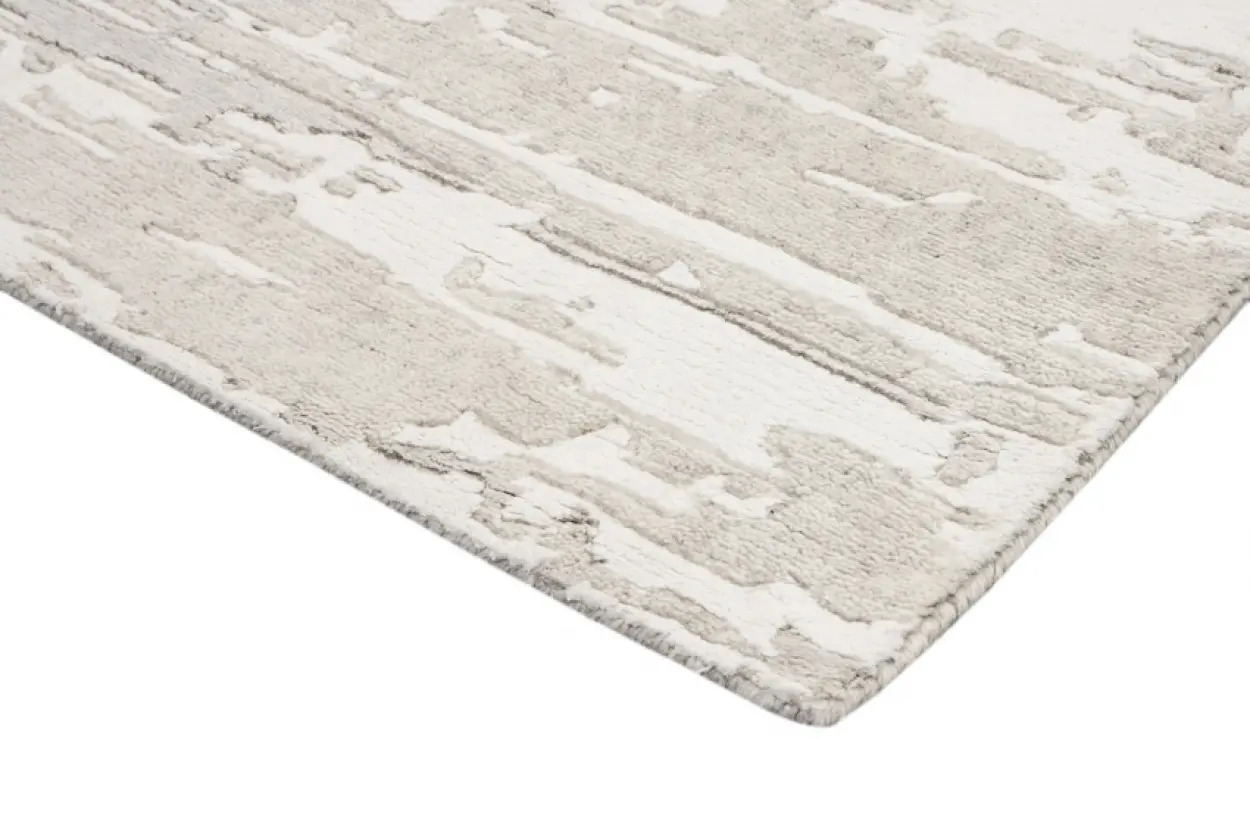 Contemporary Luxury Rug - Neutral - Indian Wool & Silk Rug ICP006