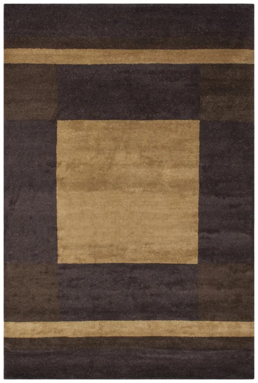 Indian Gabbeh rug - Brown - Handknotted
