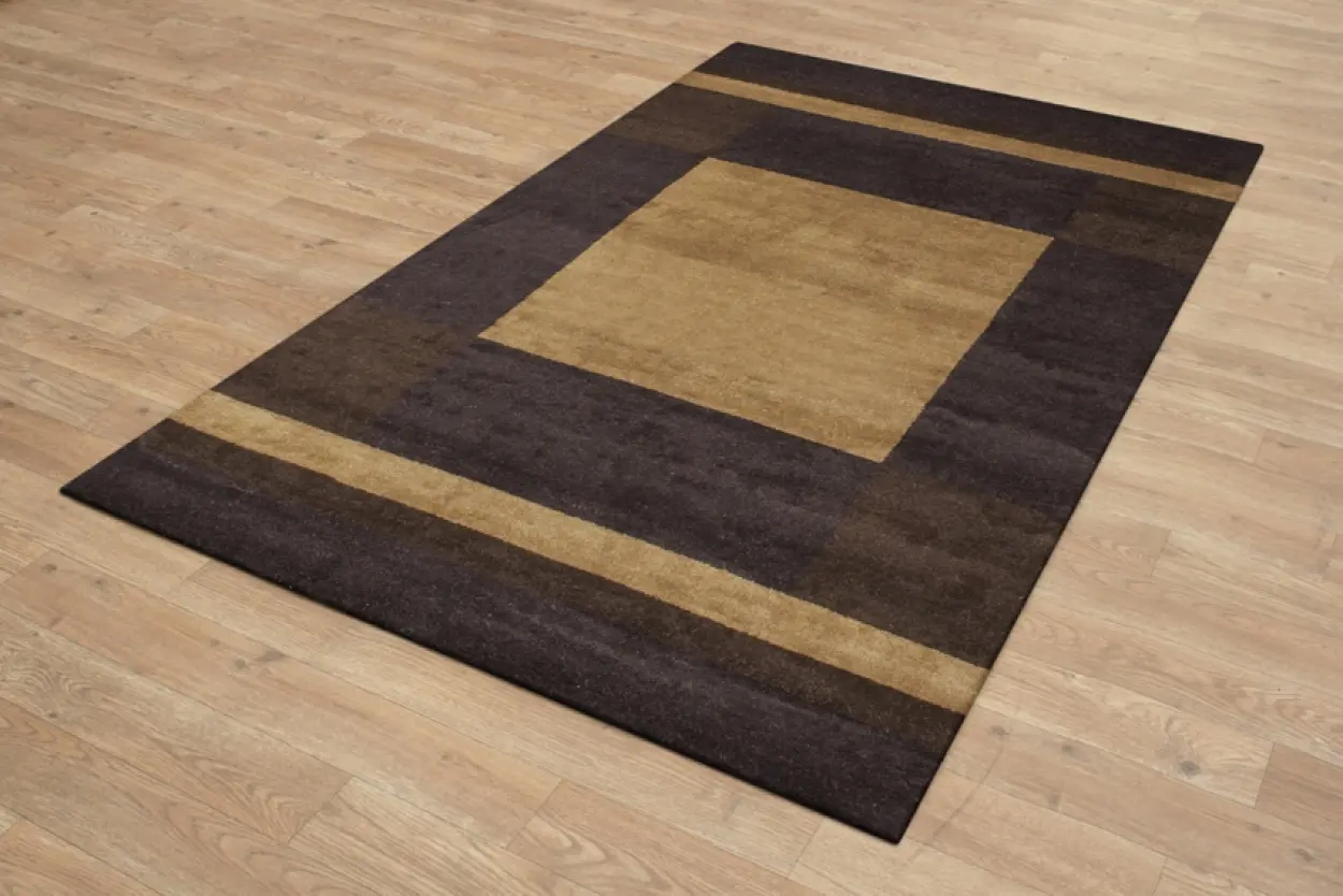 Indian Gabbeh rug - Brown - Handknotted IGM008