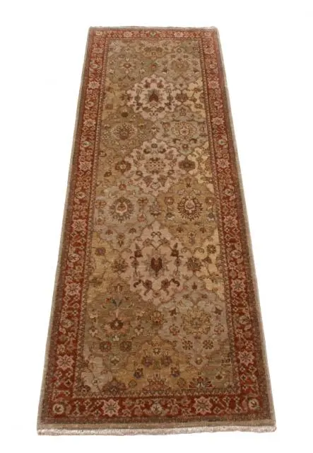 Jaipur Gazni Rug - Multicoloured - Handknotted Indian rug with Zeigler design IJG030