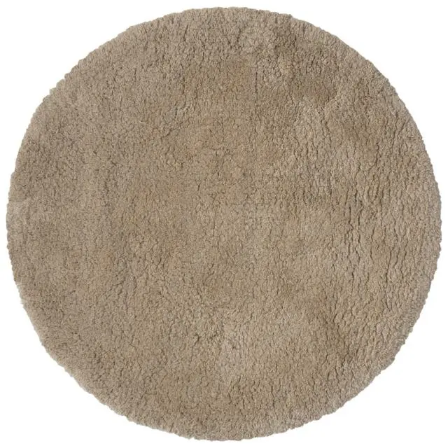 Woollen Shaggy rug - Beige - Luxurious Shaggy rug in 100% wool ILP007