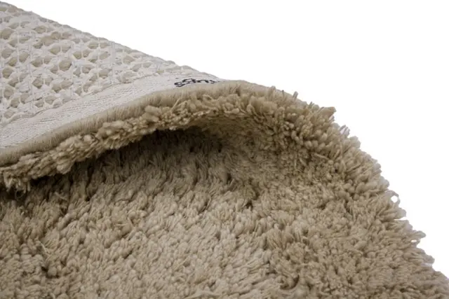 Woollen Shaggy rug - Beige - Luxurious Shaggy rug in 100% wool ILP007