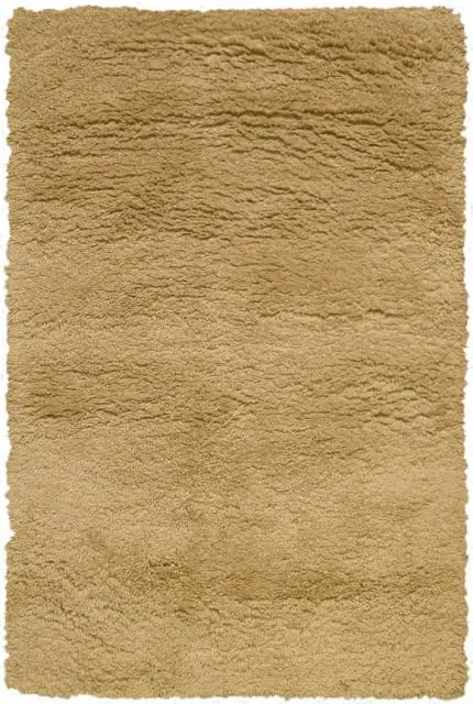 Woollen Shaggy rug - Gold - Luxurious Shaggy rug in 100% wool