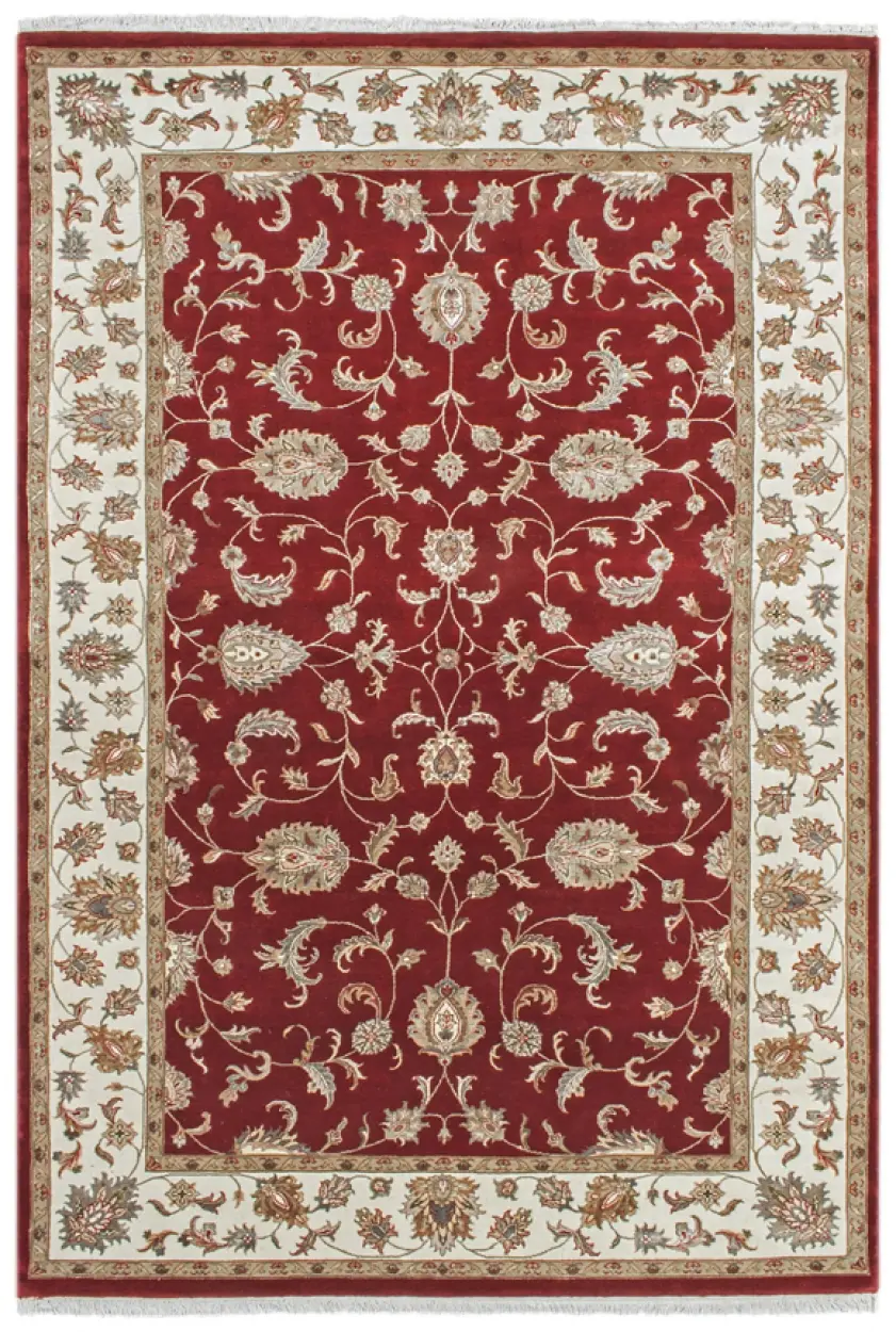 Very fine indo Persian - Red - Handknotted rug with Persian design