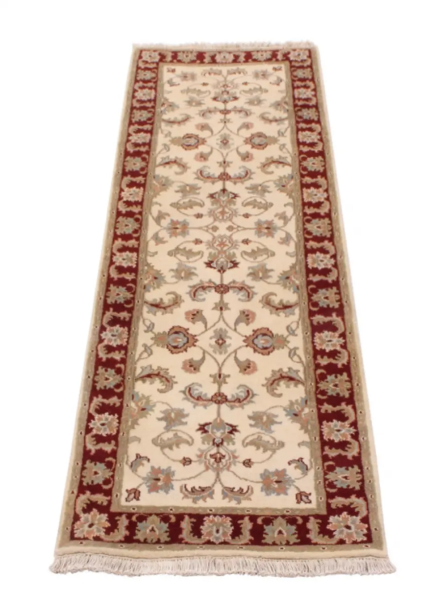 Indo Persian Keshan rug - Cream - Handknotted rug with Persian Keshan design IPZ081
