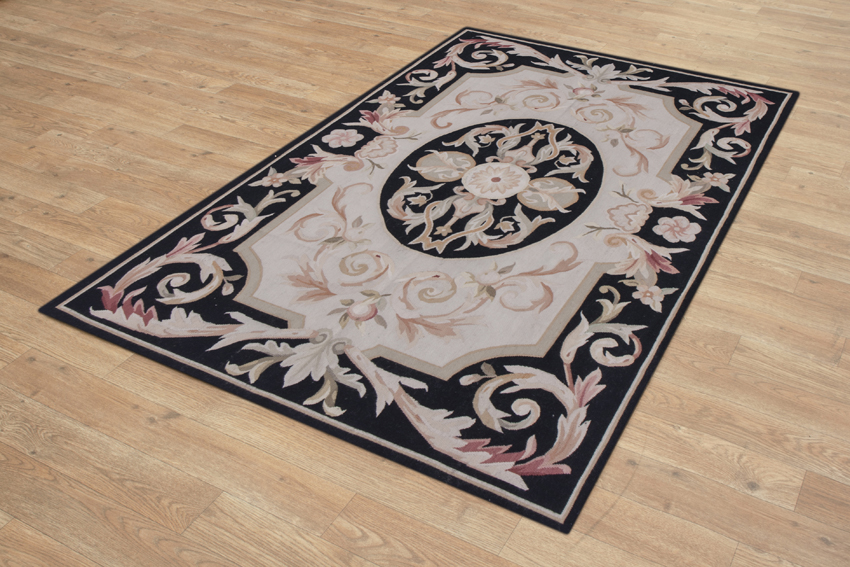 Chinese Aubusson rug - Multicoloured - Chinese flat woven Aubusson Rug CAU402