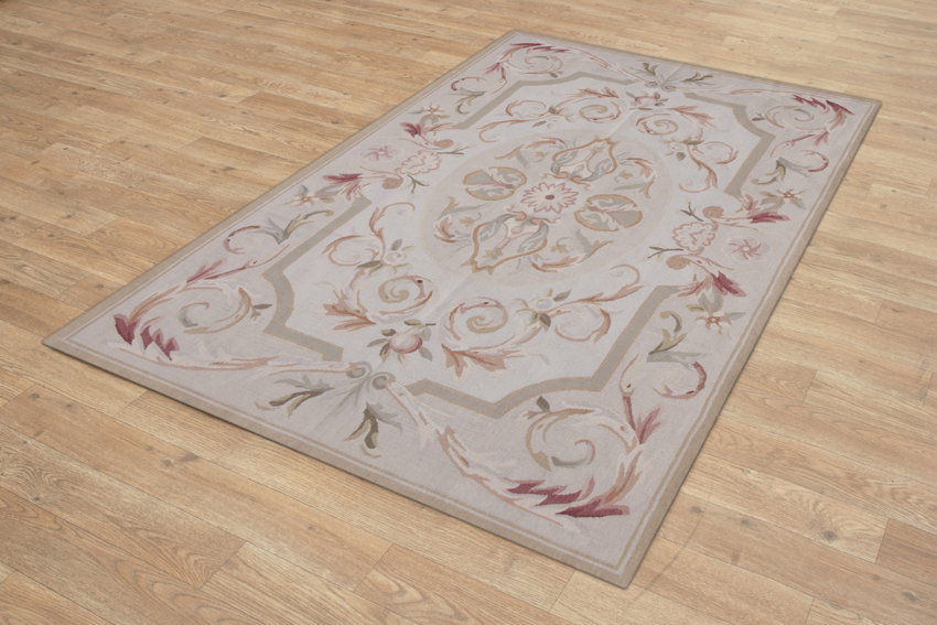 Chinese Aubusson rug - Multicoloured - Chinese flat woven Aubusson Rug CAU403