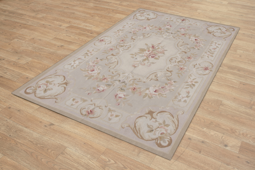 Chinese Aubusson rug - Multicoloured - Chinese flat woven Aubusson Rug CAU404