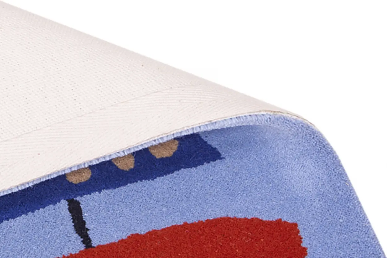 Kids Rug L.Blue Boats LKI013