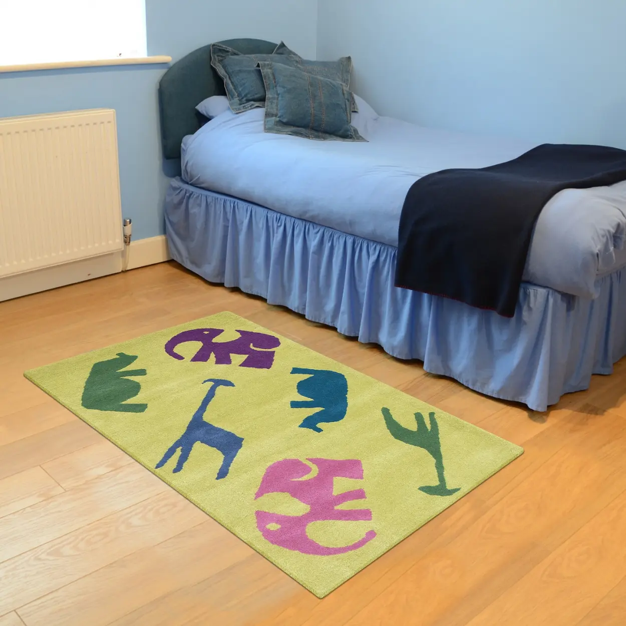 Kids Rug Yellow Jungle LKI015