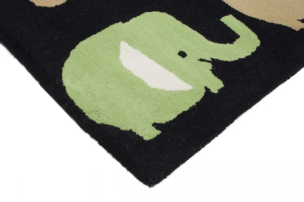 Kids Rug Elephants LKI024