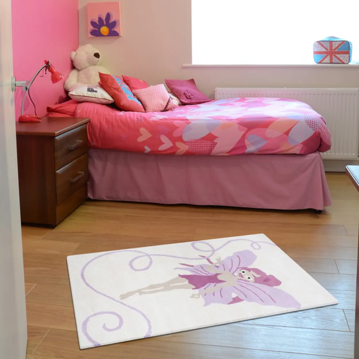 Kids Rug Pink Fairy LKI030