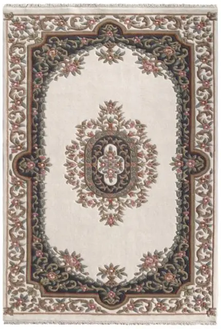 Mahal Indian Rug - Multicoloured - Handknotted Floral design Indian rug