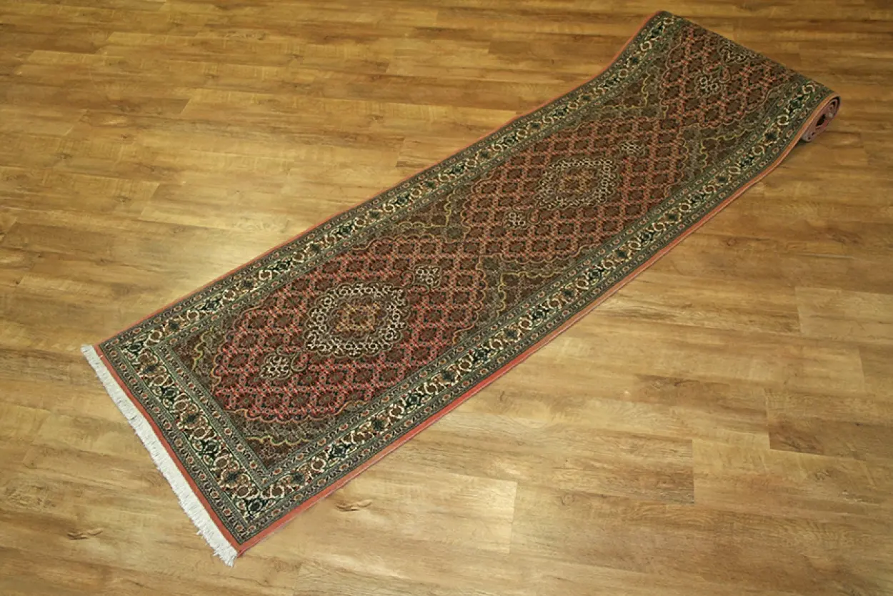 Persian Mahi Tabriz Rug PMT049095 4.02 x .82 RUNNER