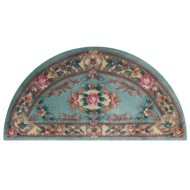 Premier Superwashed Chinese Rug - Green - Luxury handknotted Chinese Rug D.292
