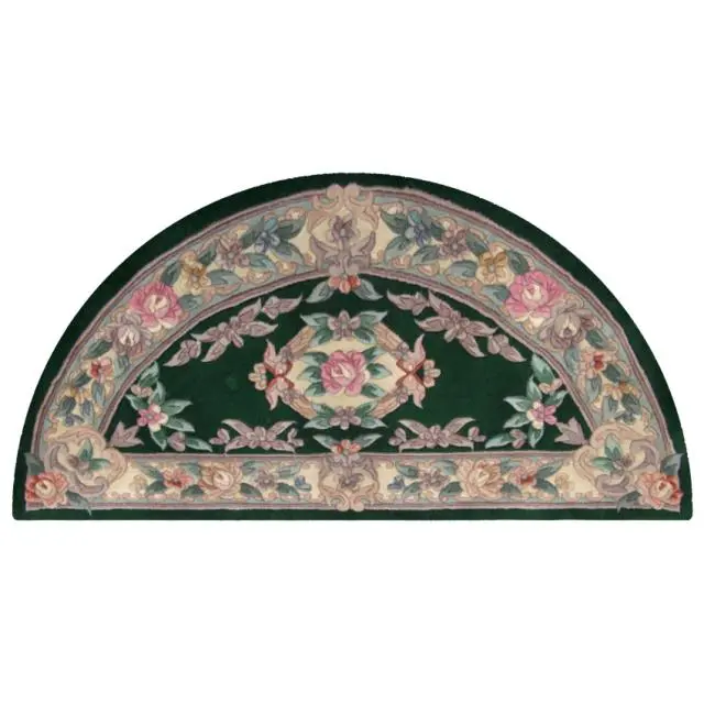 Premier Superwashed Chinese Rug - Green - Luxury handknotted Chinese Rug D.361