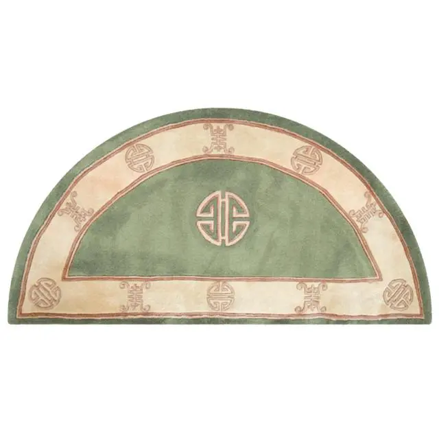 Premier Superwashed Chinese Rug - Green - Luxury handknotted Chinese Rug PSW422