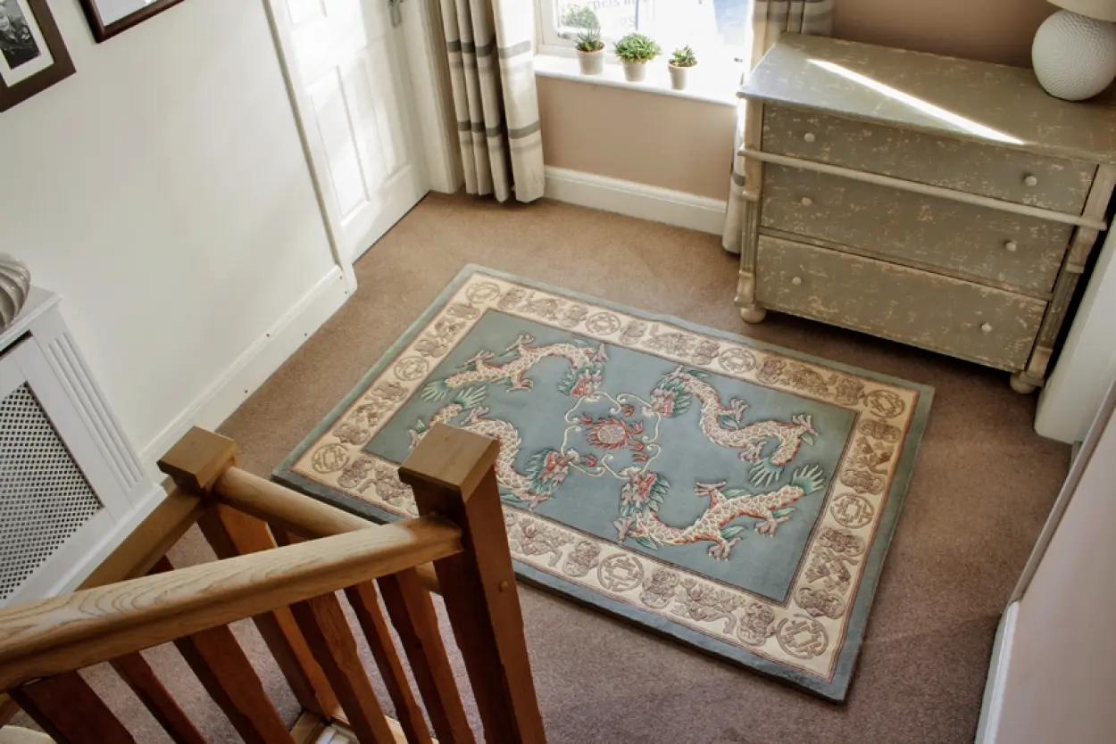 Premier Superwashed Chinese Rug - Green - Luxury handknotted Chinese Rug