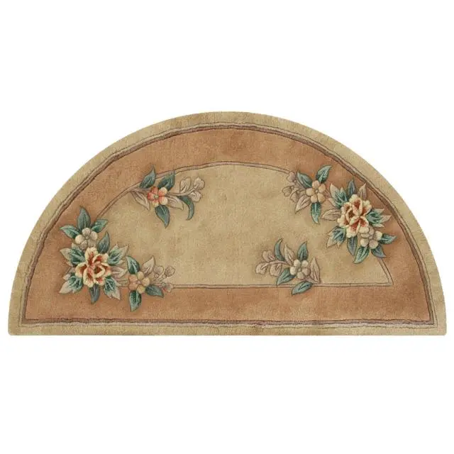 Premier Superwashed Chinese Rug - Cream - Luxury handknotted Chinese Rug PSW492