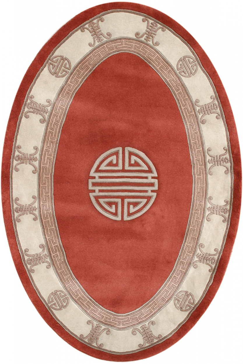 Premier Superwashed Chinese Rug - Orange - Luxury handknotted Chinese Rug PSW520