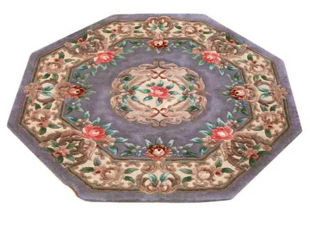 Premier Superwashed Chinese Rug - Grey - Luxury handknotted Chinese Rug PSW554