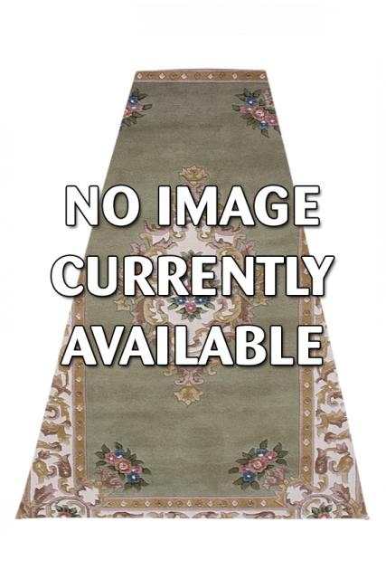 Super Rajbik rug - Green & Cream - Handknotted Indian Aubusson design rug RAJ003