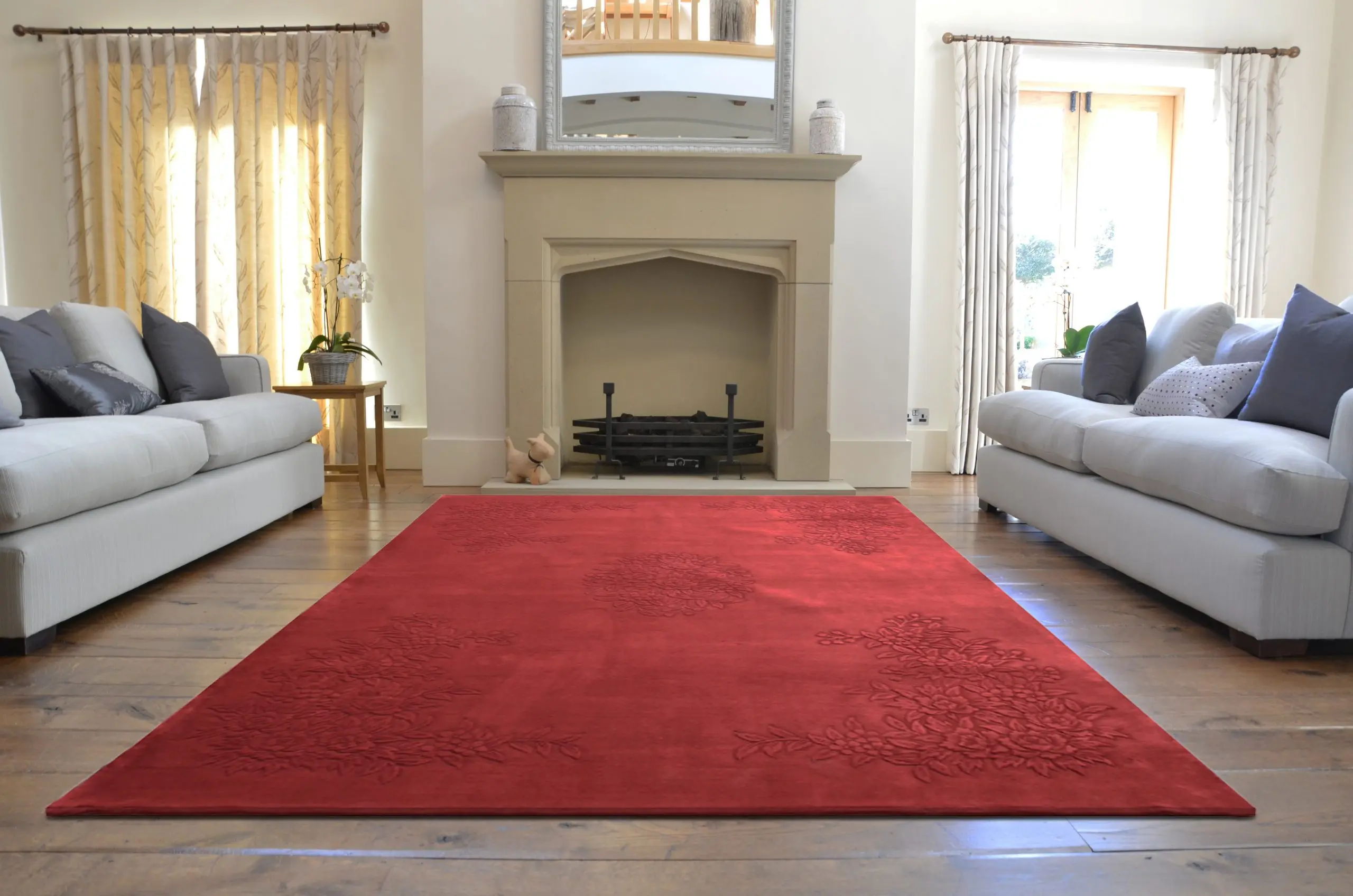 Chinese Floral Spray Rug SPS030333 420x302