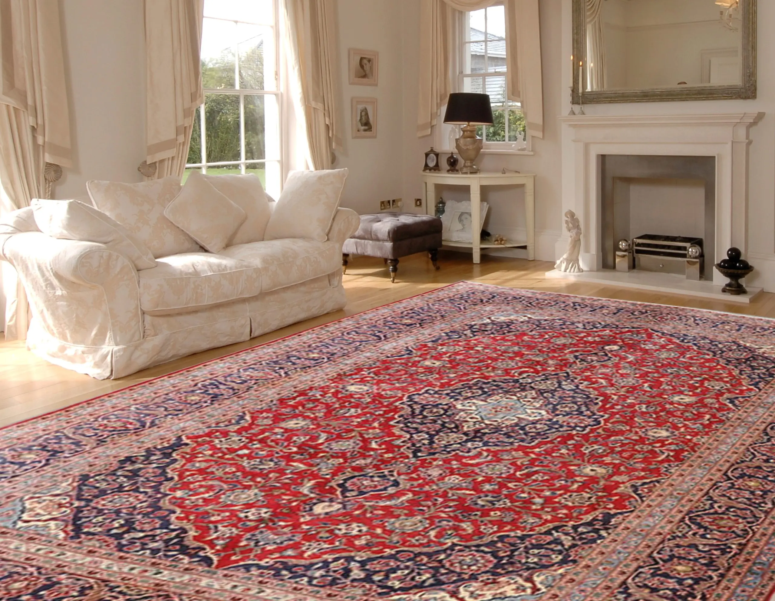 Persian Keshan Rug PKE029C52 398X289