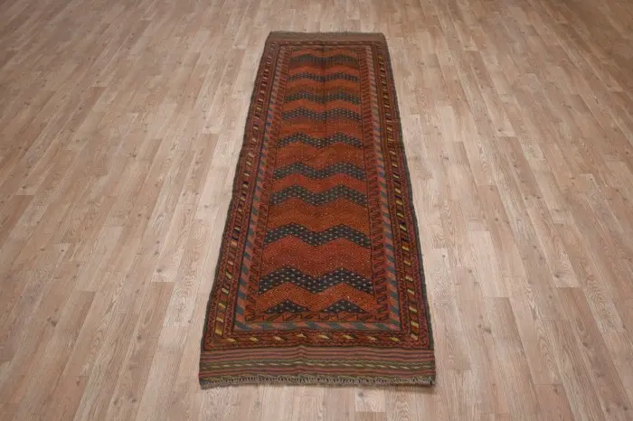 Afghan Mushwani Tribal Rug AMU045000 263x73