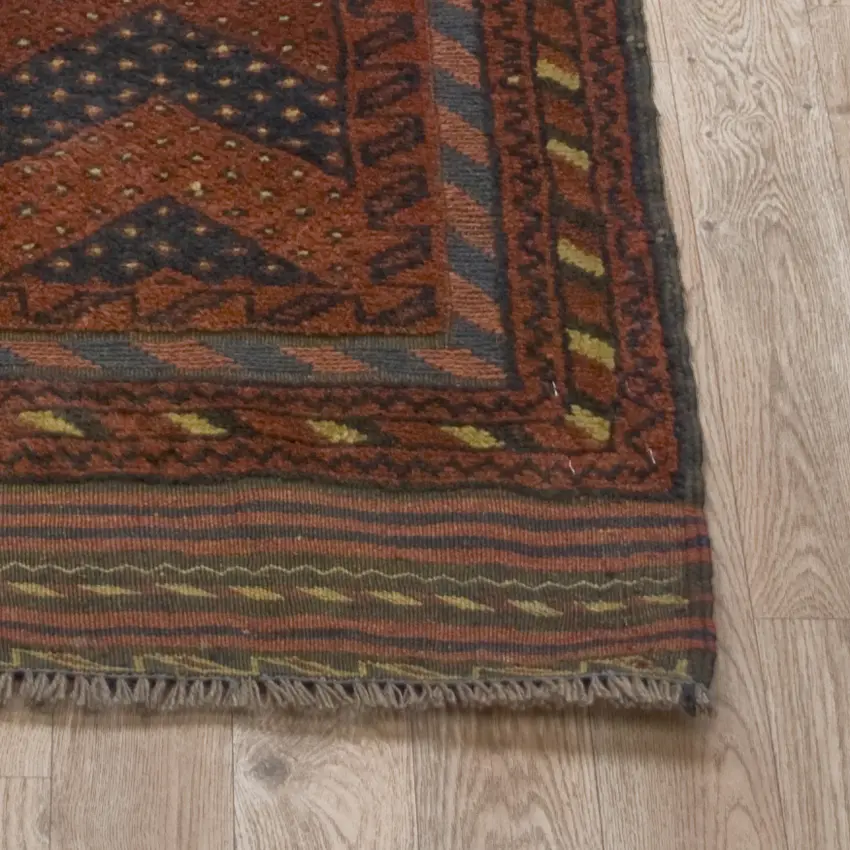 Afghan Mushwani Tribal Rug AMU045000 263x73