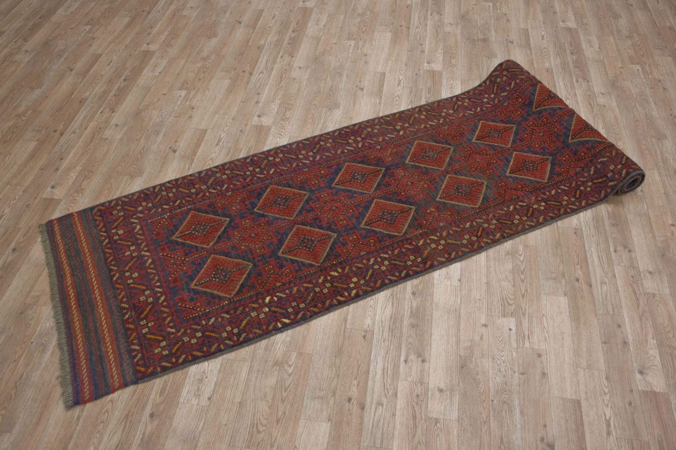 Afghan Mushwani Tribal Rug AMU048000 335x77