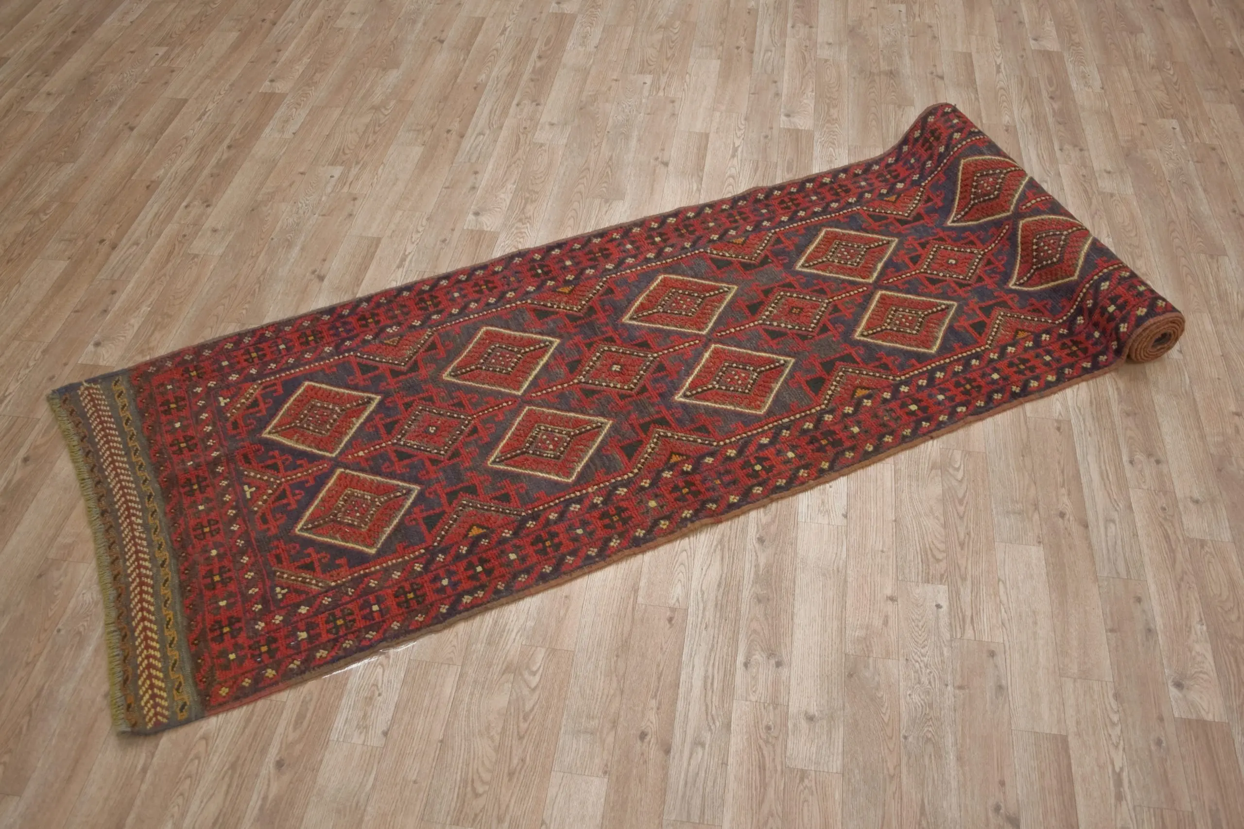 Afghan Mushwani Tribal Rug AMU048000 352x76