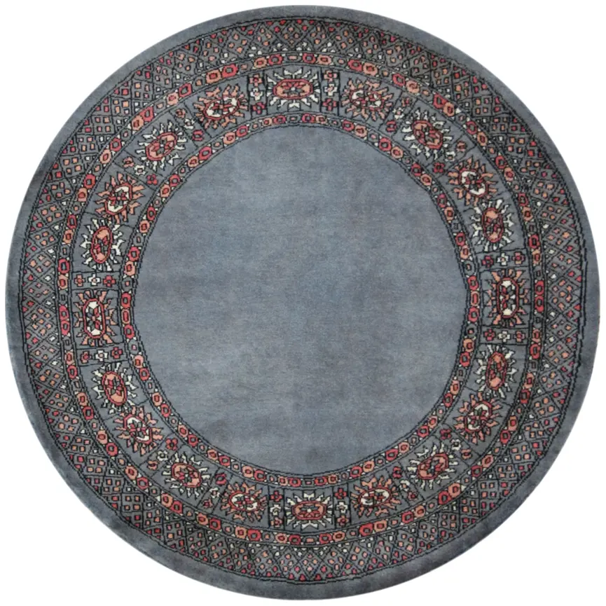 Fine Pakistan Bokhara Rug - Grey - Handknotted 100% wool Bokhara rug BOF054