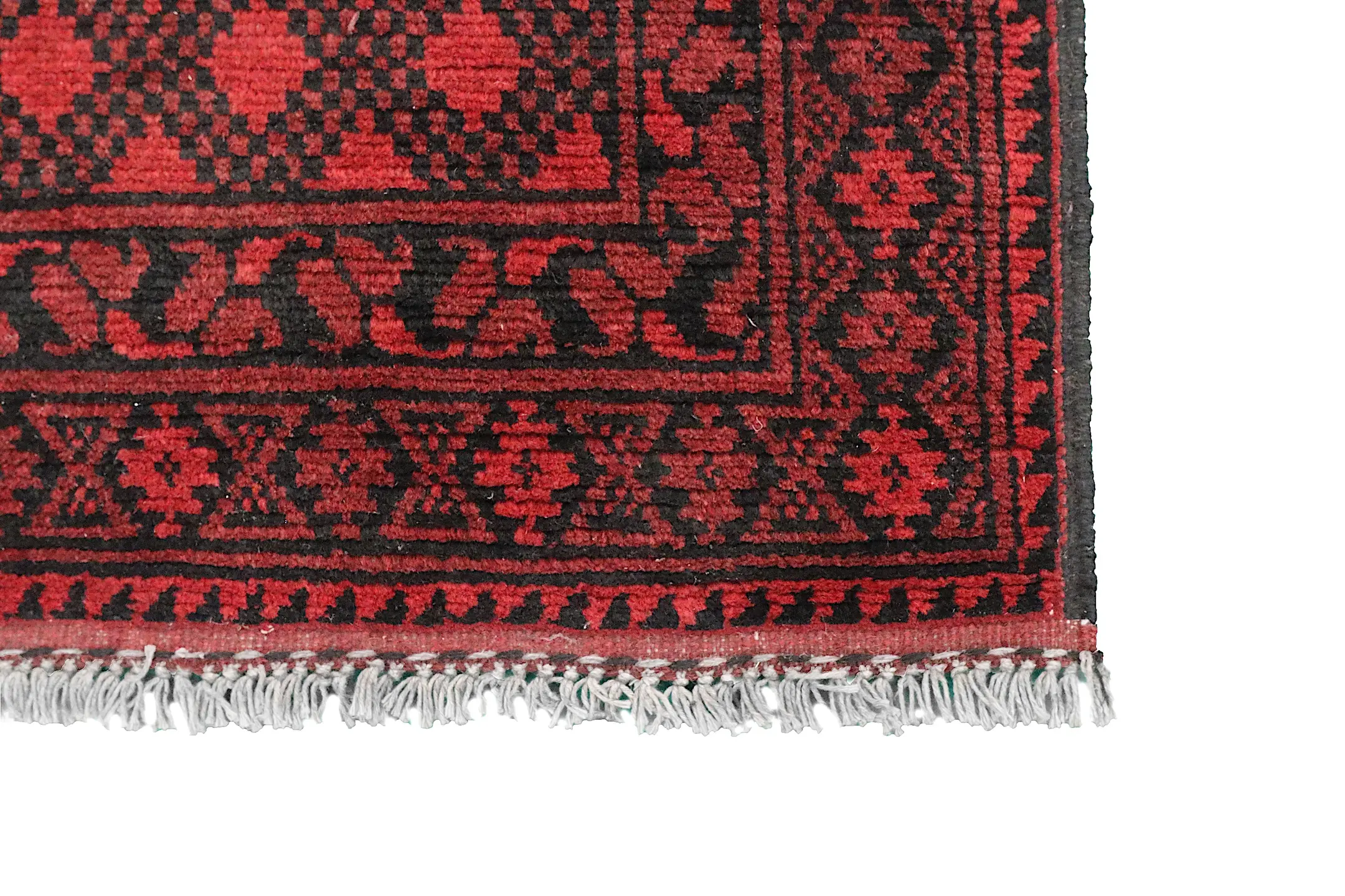Fine Afghan Red Rug ARE036000 581x411
