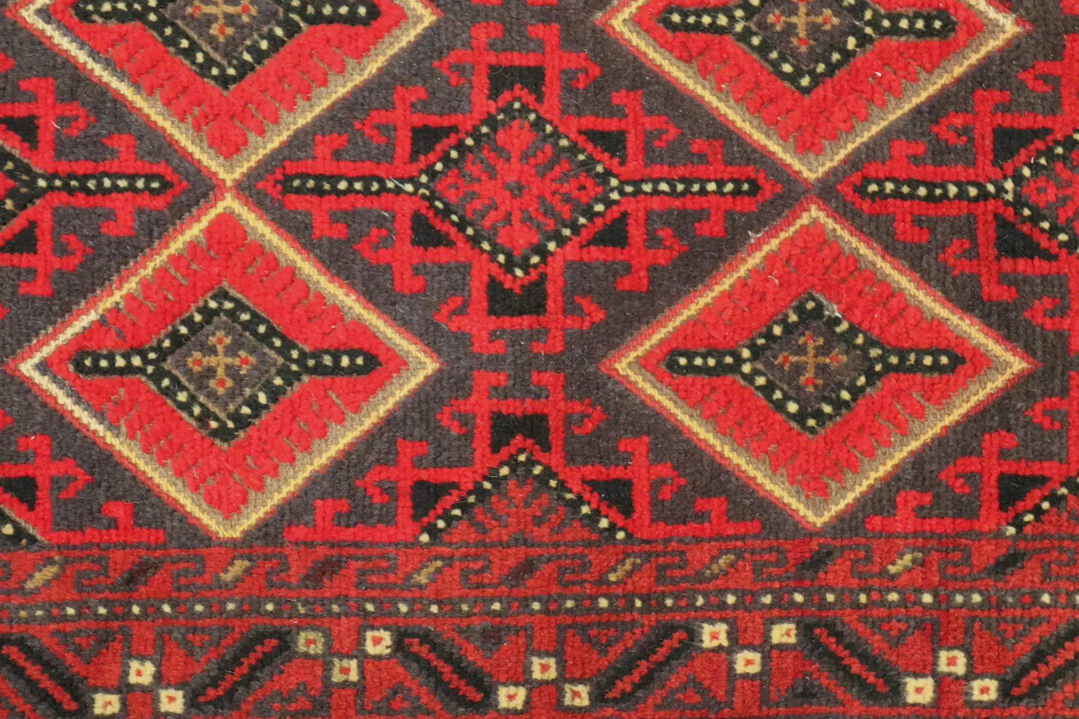 Afghan Mushwani Tribal Rug AMU048000 359x77