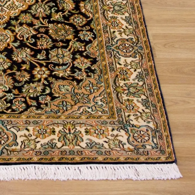 Kashmiri Silk Rug KSK009088 1.29 x .80