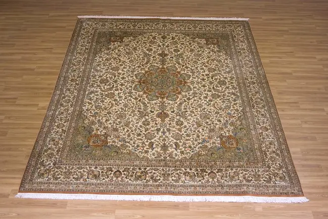 Kashmiri Silk Rug KSK025075 3.07 x 2.40