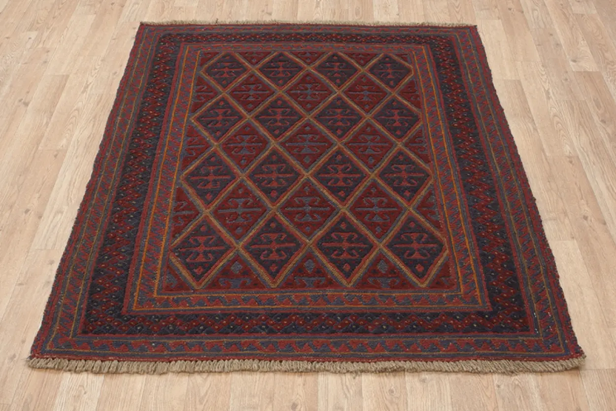 Afghan Mushwani Tribal rug AMU011000 1.27 x 1.09