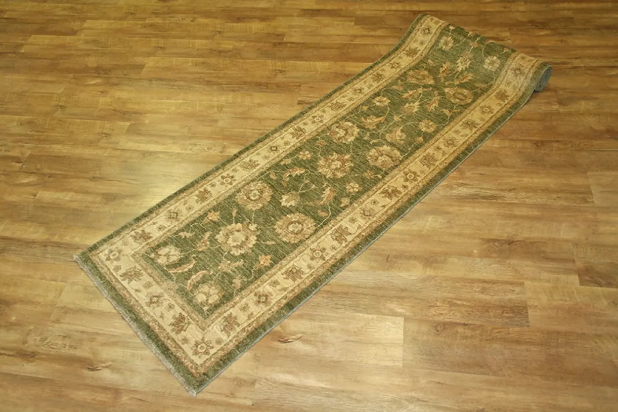 Afghan Veg Dye Rug AVE048091 3.55 x .78