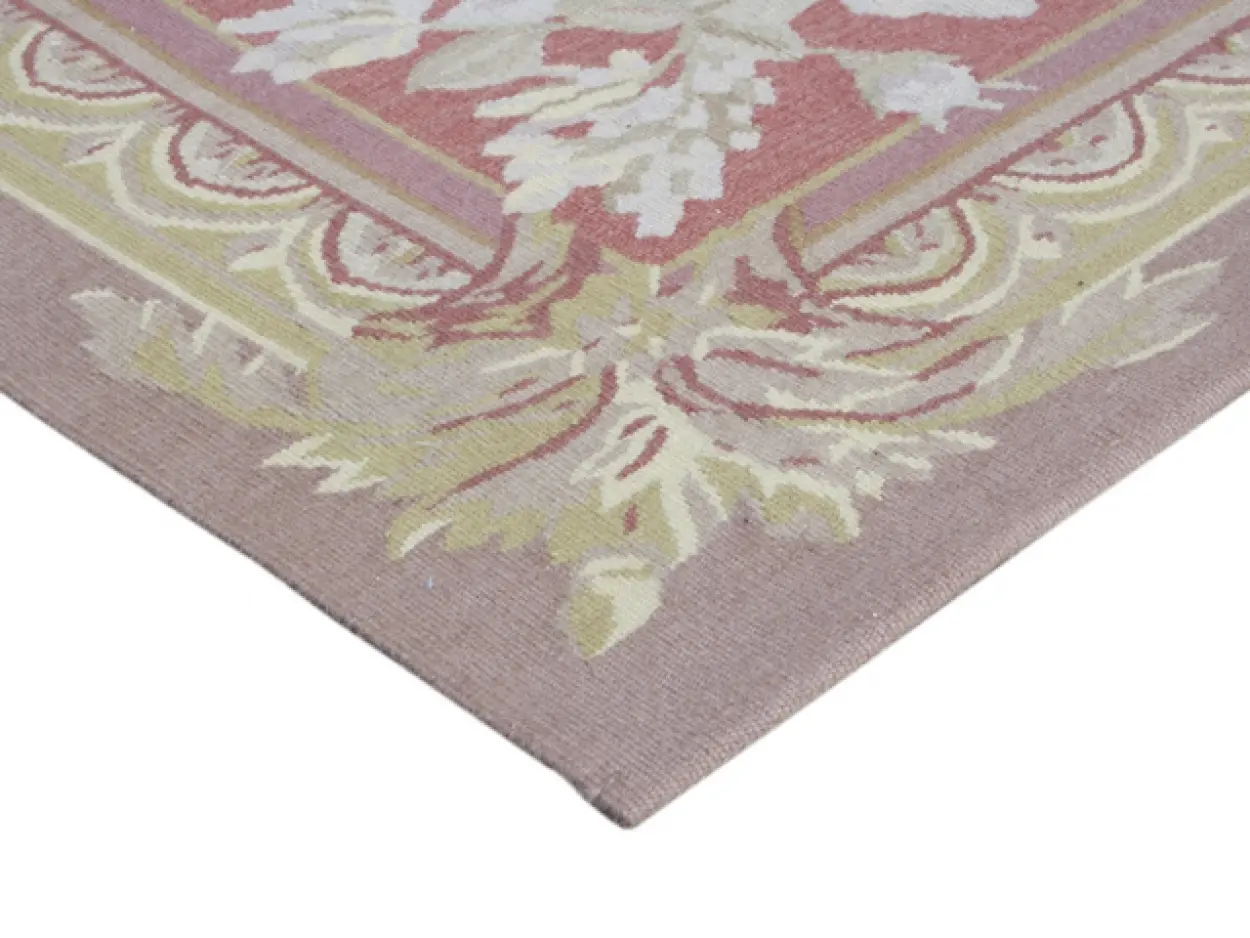 Chinese Aubusson rug - Multicoloured - Chinese flat woven Aubusson Rug CAU400