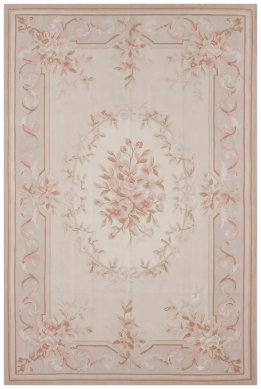 Chinese Aubusson rug - Multicoloured - Chinese flat woven Aubusson Rug