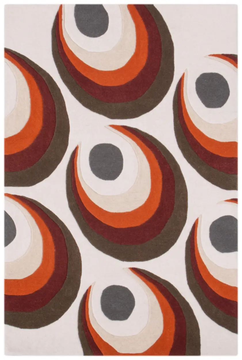Contemporary Vibrant Rug - Multicoloured - Indian rug with Contemporary design