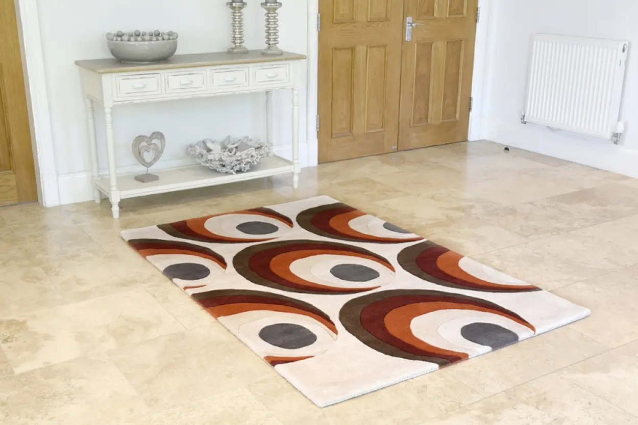 Contemporary Vibrant Rug - Multicoloured - Indian rug with Contemporary design